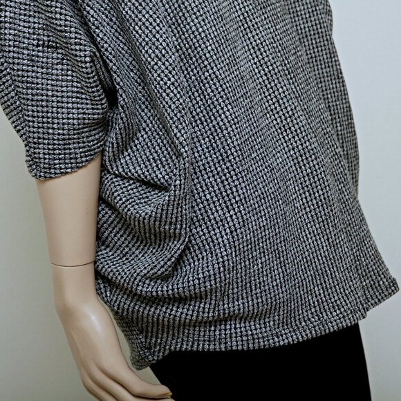 Korye Cowl Neck Dolman Sleeves Oversized Sweater Gray Women Size L - Picture 7 of 10